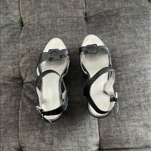 Collin Stewart Platform Leather Sandals 9